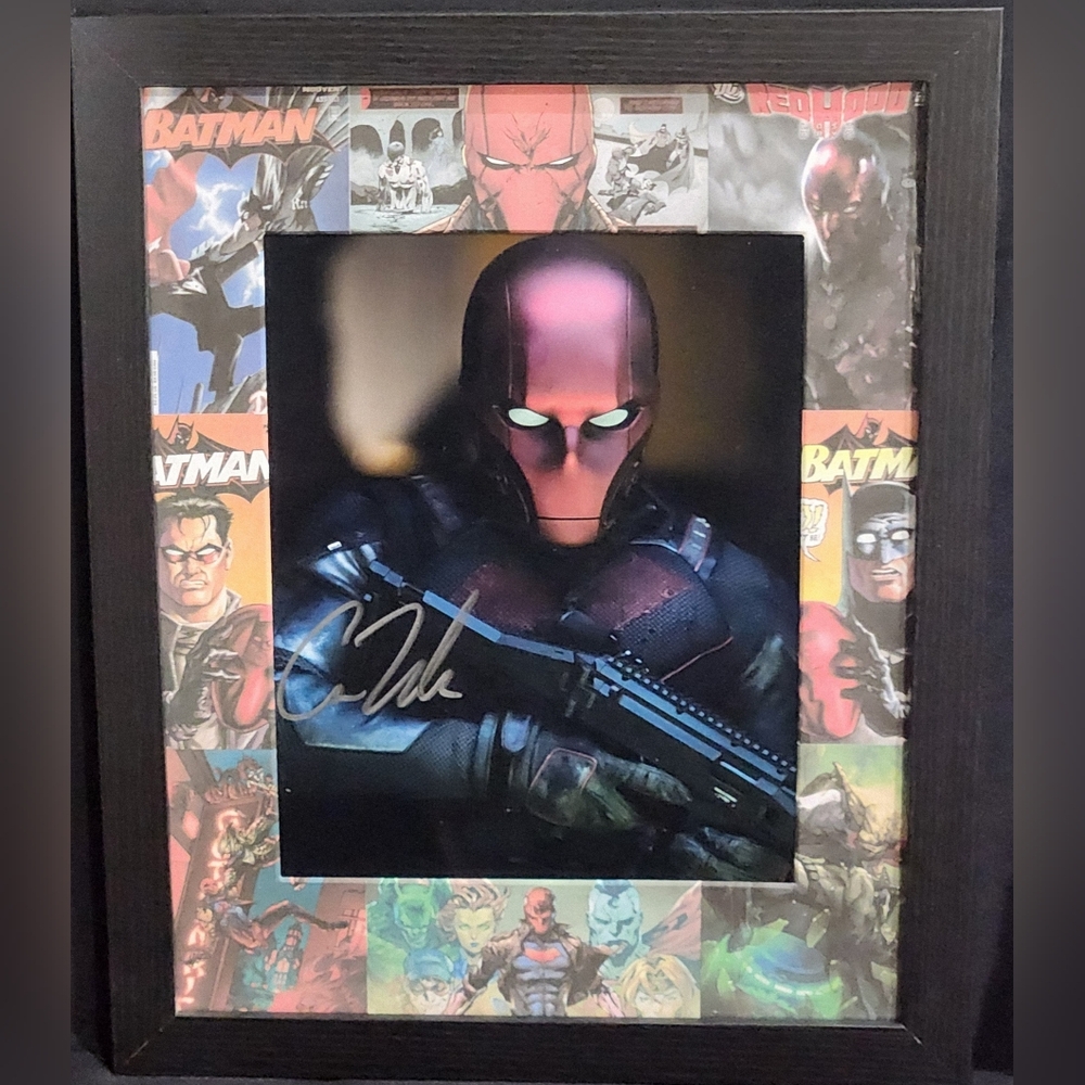 Curran Walters - Red Hood Custom Matted & Framed Signed/Autographed Photo C